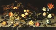 AST, Balthasar van der Flowers and Fruit  fg USA oil painting artist